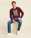 Samurai Barista Coffee Ukiyo-e Unisex Long Sleeve Tee - Samurai Original