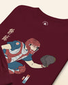 Samurai Baseball Player 4 Sport Ukiyo-e Unisex Long Sleeve Tee