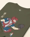 Samurai Baseball Player 4 Sport Ukiyo-e Unisex Long Sleeve Tee
