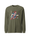 Samurai Baseball Player 4 Sport Ukiyo-e Unisex Long Sleeve Tee