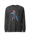 Samurai Baseball Ukiyo-e Unisex Long Sleeve Tee No.2