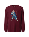 Samurai Baseball Ukiyo-e Unisex Long Sleeve Tee No.2