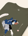 Samurai Baseball Japanese Ukiyo-e Unisex Long Sleeve Tee No.5