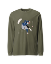 Samurai Baseball Japanese Ukiyo-e Unisex Long Sleeve Tee No.5