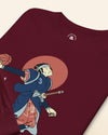 Samurai Basketball Player 4 Sport Ukiyo-e Unisex Long Sleeve Tee - Samurai Original