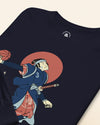 Samurai Basketball Player 4 Sport Ukiyo-e Unisex Long Sleeve Tee - Samurai Original