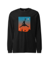 Samurai Basketball Ukiyo-e Unisex Long Sleeve Tee Black - Samurai Original