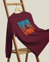 Samurai Basketball Ukiyo-e Unisex Long Sleeve Tee - Samurai Original