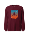 Samurai Basketball Ukiyo-e Unisex Long Sleeve Tee Maroon - Samurai Original