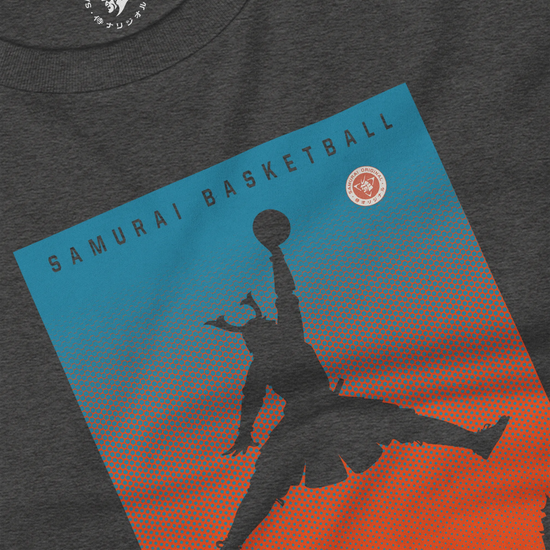 Samurai Basketball Ukiyo-e Unisex Long Sleeve Tee - Samurai Original