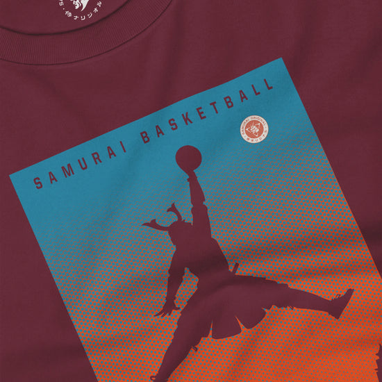 Samurai Basketball Ukiyo-e Unisex Long Sleeve Tee - Samurai Original
