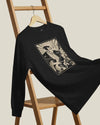 Samurai Bassist Music Ukiyo-e Unisex Long Sleeve Tee No.2
