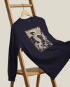 Samurai Bassist Music Ukiyo-e Unisex Long Sleeve Tee No.2