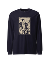 Samurai Bassist Music Ukiyo-e Unisex Long Sleeve Tee No.2