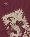 Samurai Bassist Music Ukiyo-e Unisex Long Sleeve Tee No.2