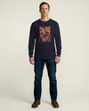 Samurai Bassist Music Ukiyo-e Unisex Long Sleeve Tee No.3