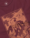 Samurai Bassist Music Ukiyo-e Unisex Long Sleeve Tee No.3