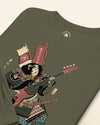 Samurai Bassist Player 7 Music Ukiyo-e Unisex Long Sleeve Tee - Samurai Original