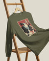 Samurai Bassist Music Ukiyo-e Unisex Long Sleeve Tee - Samurai Original