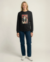 Samurai Bassist Music Ukiyo-e Unisex Long Sleeve Tee - Samurai Original