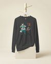 Samurai Beer and BBQ Japanese Ukiyo-e Unisex Long Sleeve Tee No.2 - Samurai Original