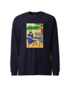 Samurai BBQ Barbecue Ukiyo-e Unisex Long Sleeve Tee