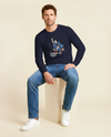 Samurai Blacksmith Swords Japanese Ukiyo-e Unisex Long Sleeve Tee - Samurai Original