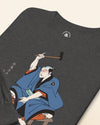 Samurai Blacksmith Swords Japanese Ukiyo-e Unisex Long Sleeve Tee - Samurai Original