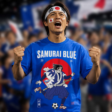 Samurai Blue 2026 Football Ukiyo-e Classic T-shirt - Samurai Original
