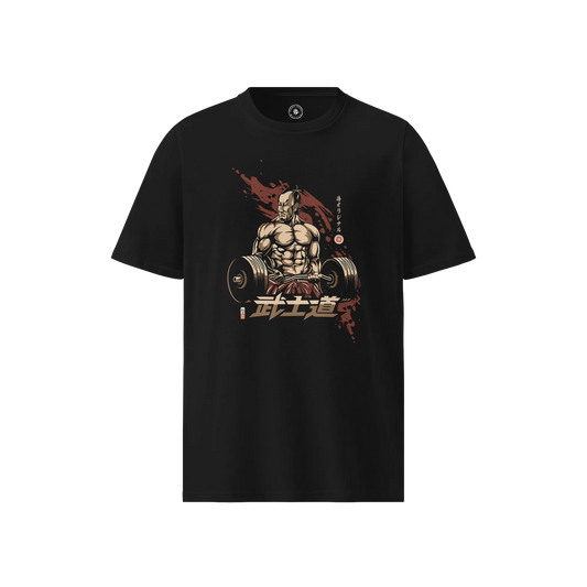 Samurai Bodybuilding Gym Ukiyo-e Unisex organic t-shirt