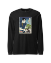 Samurai and Bonsai Tree Ukiyo-e Unisex Long Sleeve Tee