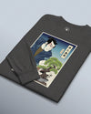 Samurai and Bonsai Tree Ukiyo-e Unisex Long Sleeve Tee