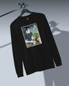 Samurai and Bonsai Tree Ukiyo-e Unisex Long Sleeve Tee