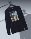 Samurai and Bonsai Tree Ukiyo-e Unisex Long Sleeve Tee