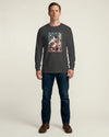 Samurai Boxing Player Sport Ukiyo-e Unisex Long Sleeve Tee - Samurai Original