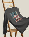 Samurai Boxing Player Sport Ukiyo-e Unisex Long Sleeve Tee - Samurai Original