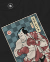 Samurai Boxing Player Sport Ukiyo-e Unisex Long Sleeve Tee - Samurai Original