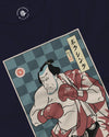 Samurai Boxing Player Sport Ukiyo-e Unisex Long Sleeve Tee - Samurai Original