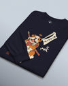 Samurai Bulldog Japanese Ukiyo-e Unisex Long Sleeve Tee 2