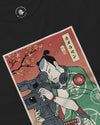 Samurai Cameraman Camcorder Ukiyo-e Unisex Long Sleeve Tee