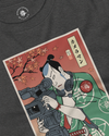 Samurai Cameraman Camcorder Ukiyo-e Unisex Long Sleeve Tee