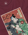 Samurai Cameraman Camcorder Ukiyo-e Unisex Long Sleeve Tee
