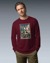 Samurai Camping Weekend Ukiyo-e Unisex Long Sleeve Tee - Samurai Original