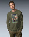Samurai Camping Weekend Ukiyo-e Unisex Long Sleeve Tee - Samurai Original