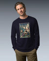 Samurai Camping Weekend Ukiyo-e Unisex Long Sleeve Tee - Samurai Original