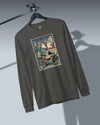 Samurai Camping Weekend Ukiyo-e Unisex Long Sleeve Tee - Samurai Original