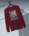 Samurai Camping Weekend Ukiyo-e Unisex Long Sleeve Tee - Samurai Original