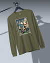 Samurai Camping Weekend Ukiyo-e Unisex Long Sleeve Tee - Samurai Original