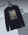 Samurai Camping Weekend Ukiyo-e Unisex Long Sleeve Tee - Samurai Original