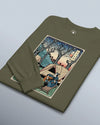 Samurai Camping Weekend Ukiyo-e Unisex Long Sleeve Tee - Samurai Original